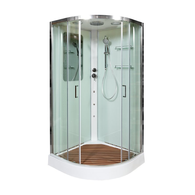 L 890 N с гидромассажем BLACK Душевая кабина DETO Серия L А01 с гидромассажем - Вид №12