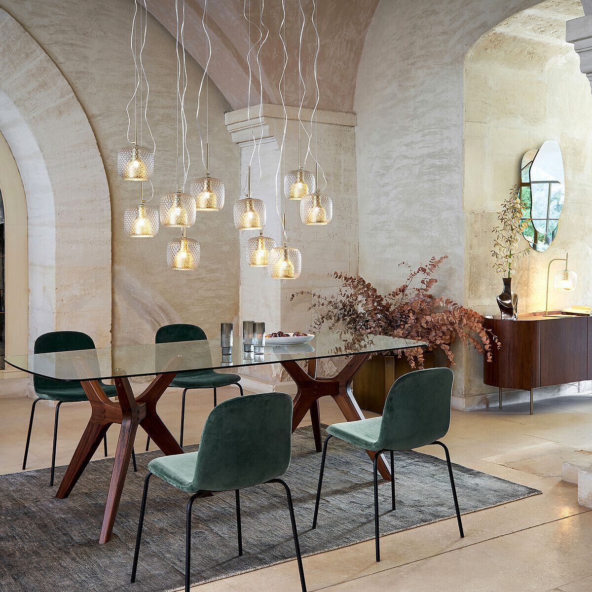 Стеклянный подвесной светильник AMPM Mistinguett ARCH-00122232 - Вид №5