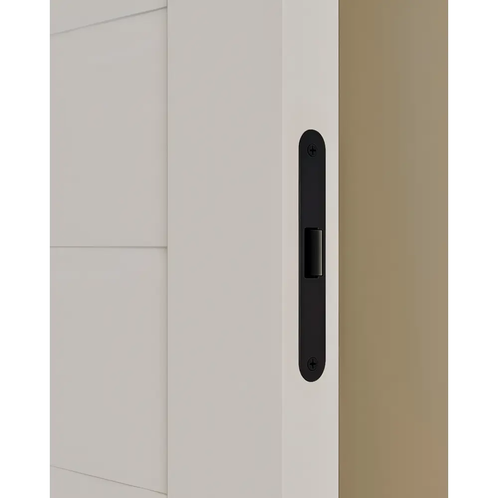 Дверь межкомнатная глухая Корса 60x200 см Hardflex цвет белый с замком и петлями 89434232 STLM-2034600 Santreyd  - Вид №1