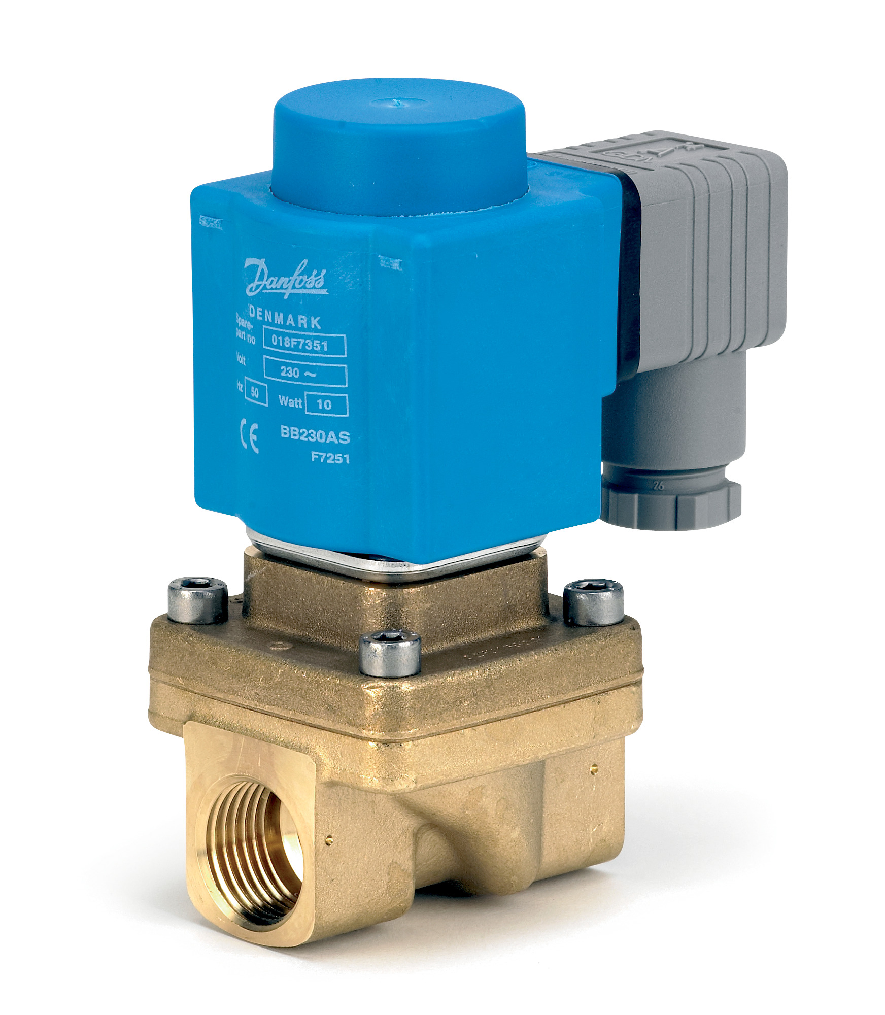 Danfoss EV250B — двухходовые электромагнитные клапаны с принудительным подъемом Клапан электромагнитный EV250B 032U5356  - Вид №3