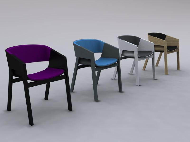 TON Стул из массива дерева с подлокотниками Merano 324400 - Вид №11