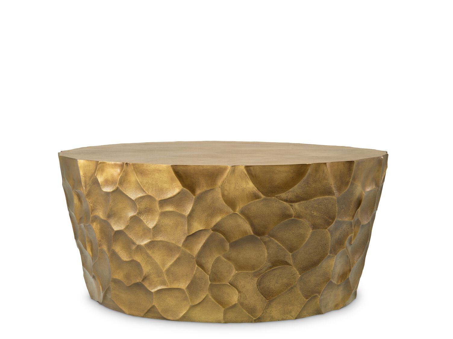 Круглый алюминиевый журнальный столик Eichholtz FIORENTINO ARCH-00047862