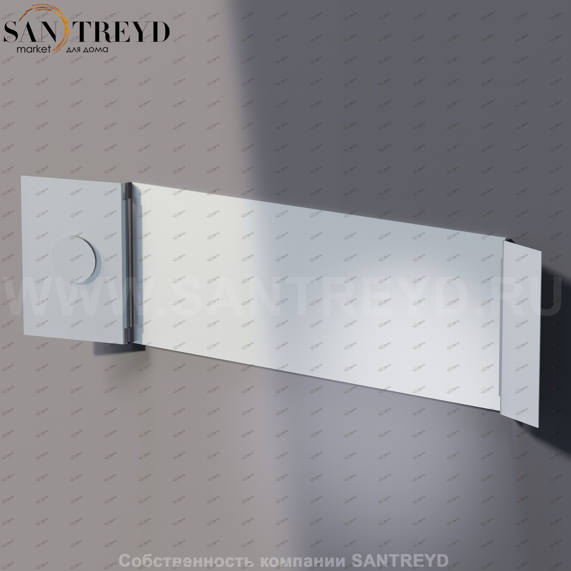 Agape NARCISO Прямоугольное модульное зеркало: длина 220 см, высота 60 см ANAR160402H