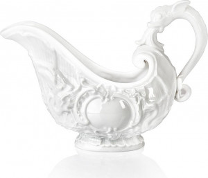 78191 Meissen Соусник 250мл "Лебединый сервиз" (белый рельеф) Фарфор