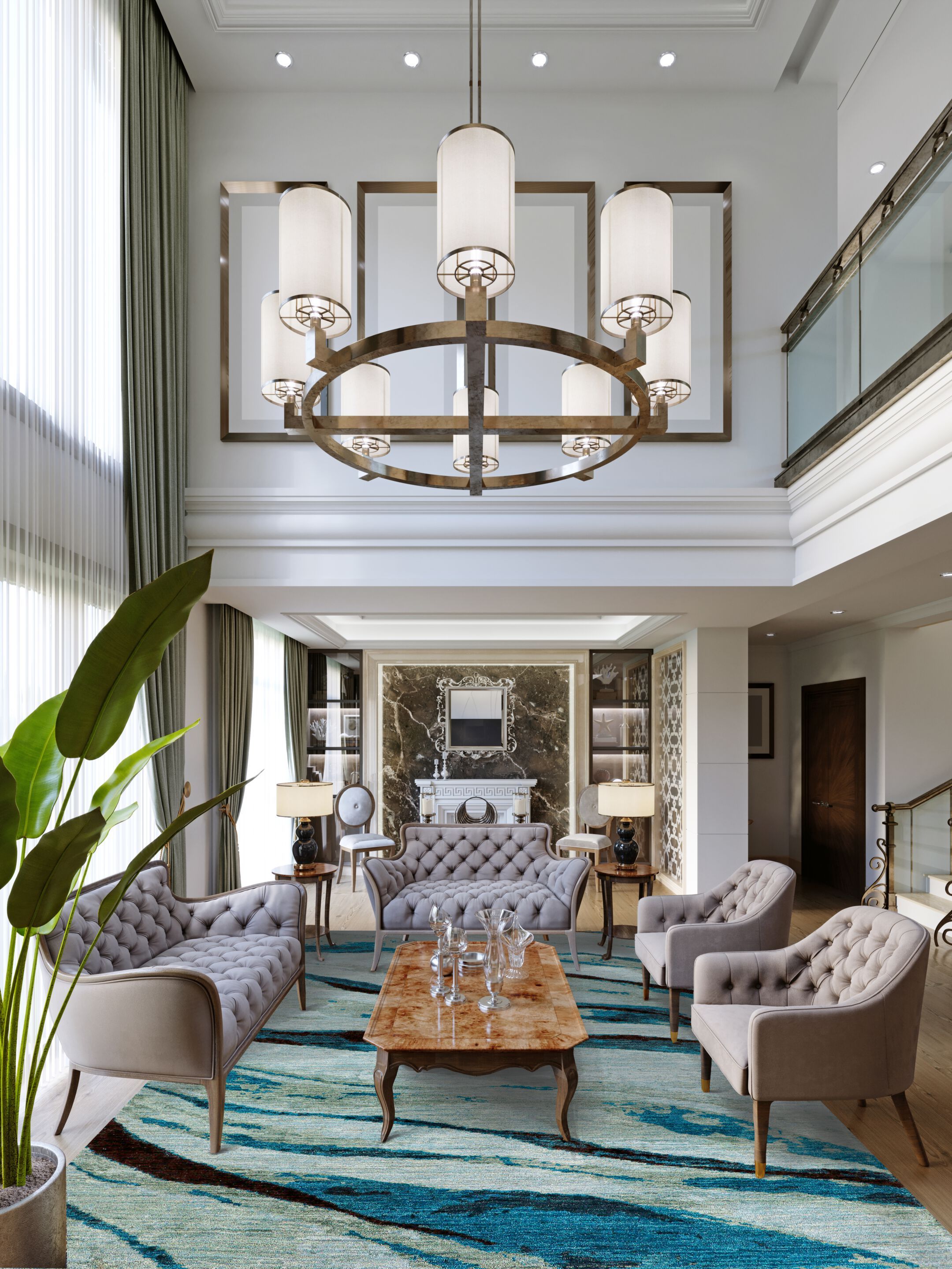 Прямоугольный шерстяной ковер Zollanvari Тихоокеанский Северо-Запад ARCH-00073551 - Вид №1