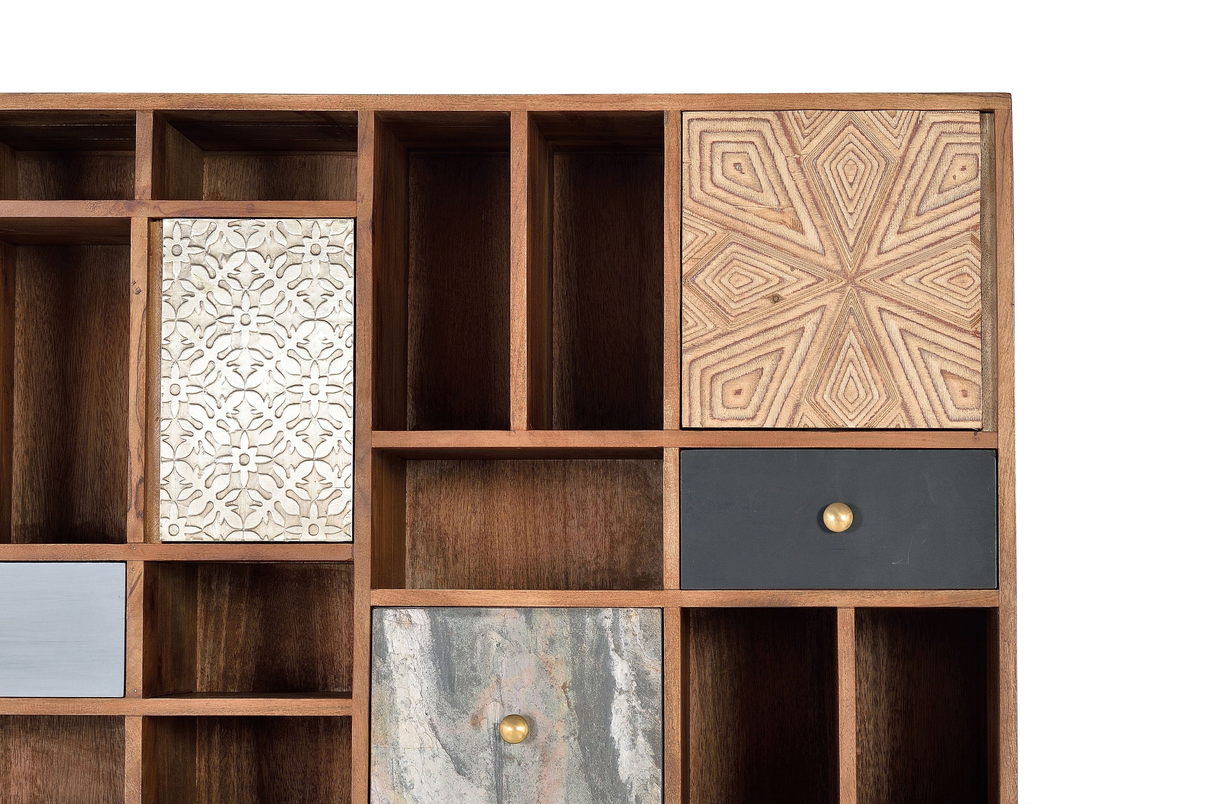 Самонесущая полка из манго Giner y Colomer Мумбаи ARCH-00055439 - Вид №2