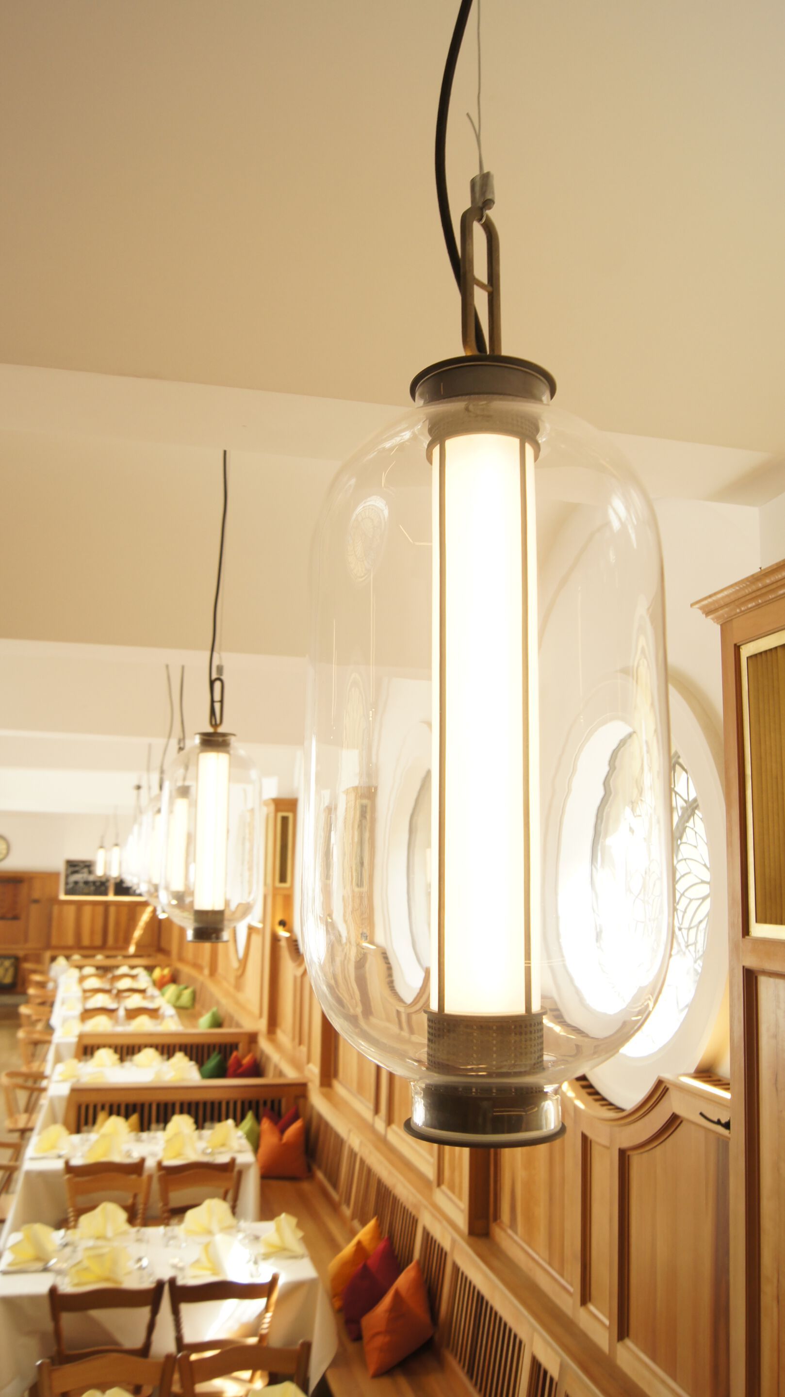 Выдувное стекло открытый подвесной светильник / подвесной светильник PARACHILNA Bai ARCH-00046486 - Вид №7