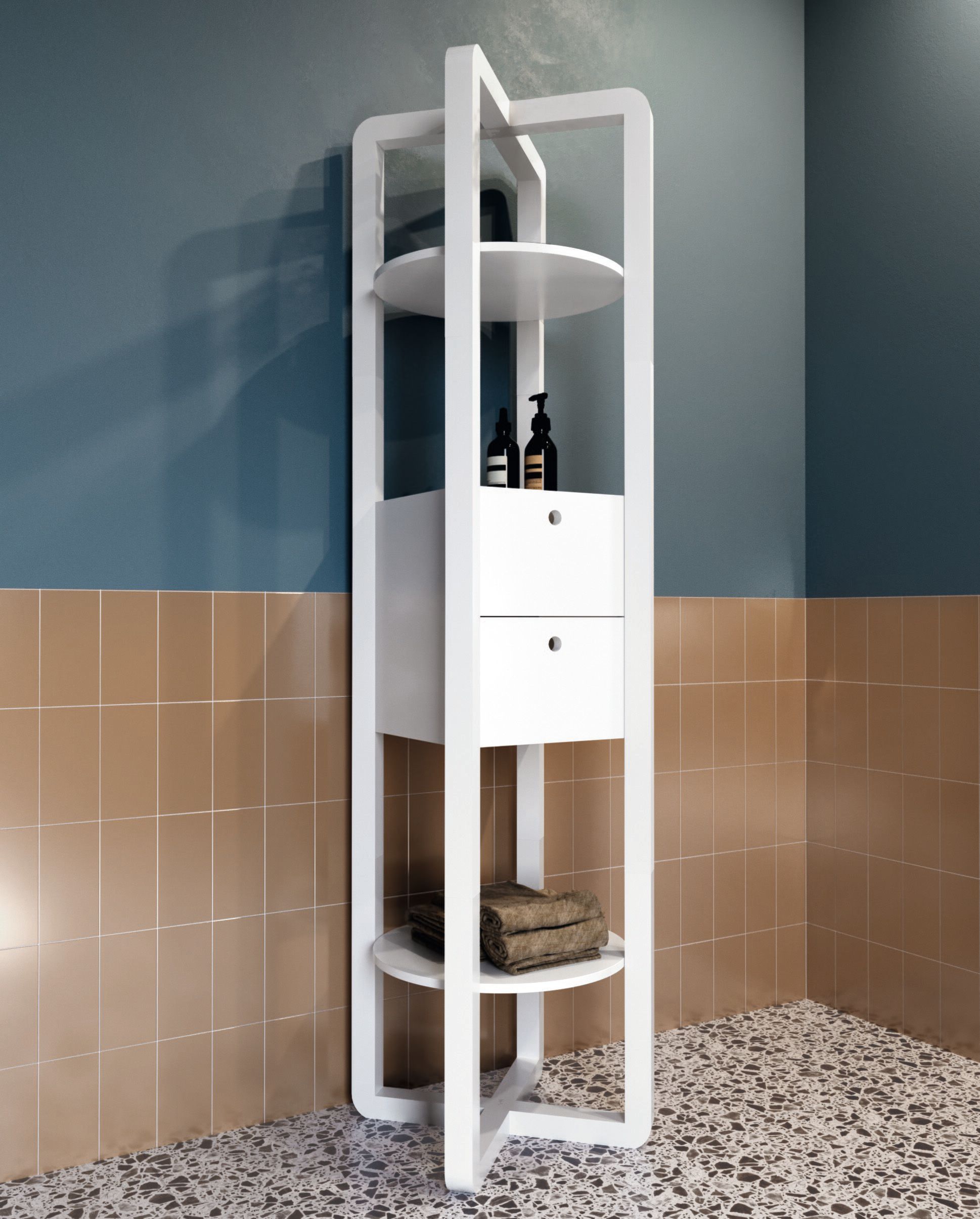 Керамическая столешница/подвесной овальный умывальник COLAVENE Tino&amp ARCH-00029716 - Вид №8