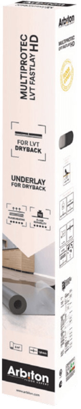 90315150 Подложка MultiProtec LVT Fastlay HD 1.8мм 1х6м 6м2 STLM-0181441 ARBITON