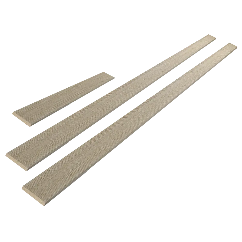 Наличник 2150х70х8 мм финиш-бумага ламинация цвет дуб дымчатый (2.5 шт.) ELDORF STLM-2133705 - Вид №1