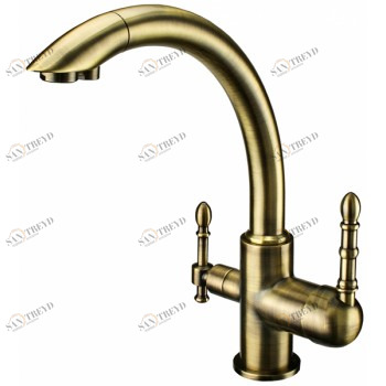 Zorg ZR 314 YF-11 Br Смеситель для кухни Zorg 325х274 мм 