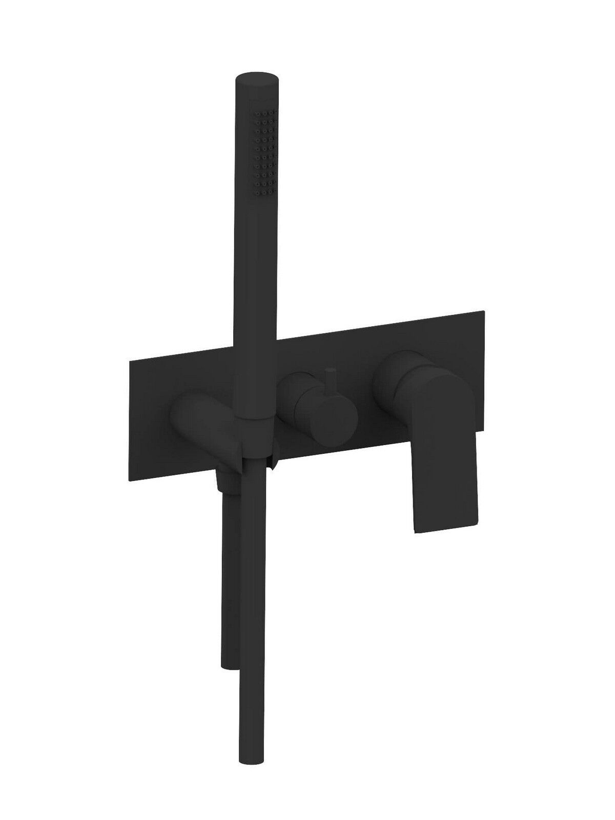 Однорычажный смеситель для душа с 3 отверстиями и ручным душем Rubinetterie Frattini отдельная эстетика ARCH-00018219 - Вид №4