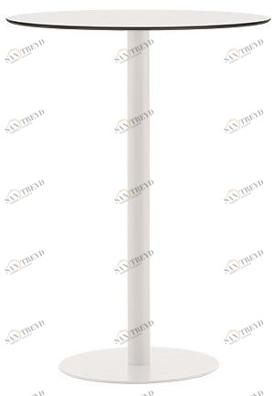 Albaplus Круглый высокий стол со столешницей из hpl Riace 2018/063/ita