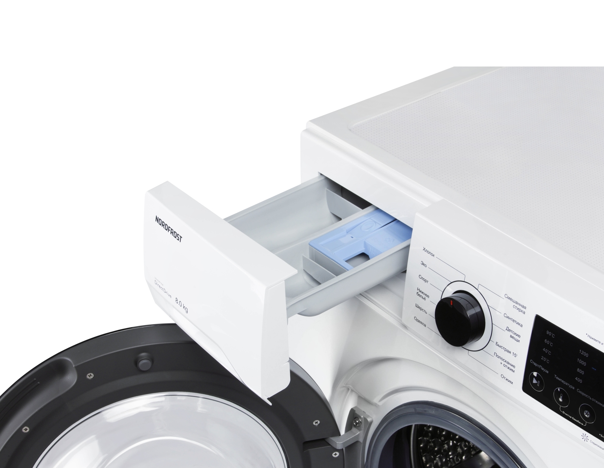 9067345 Стиральная машина Nordfrost i-DDQ4 8120 W белый STDN-0105684 - Вид №6