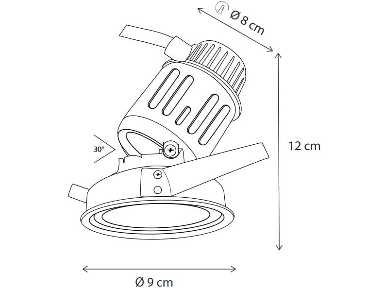 Алюминиевый утопленный прожектор Authentage Lighting Aureole ARCH-00057085 - Вид №1