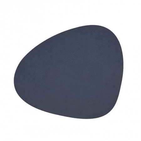 981266 HIPPO navy blue подстановочная салфетка фигурная 37х44 см, толщина 1,6мм;LIND DNA 