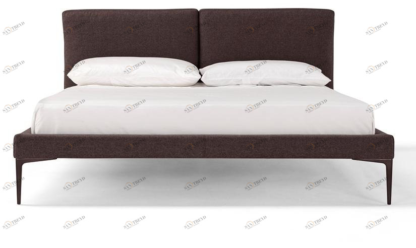AMURA Двуспальная кровать с мягким изголовьем Segno Am018.374