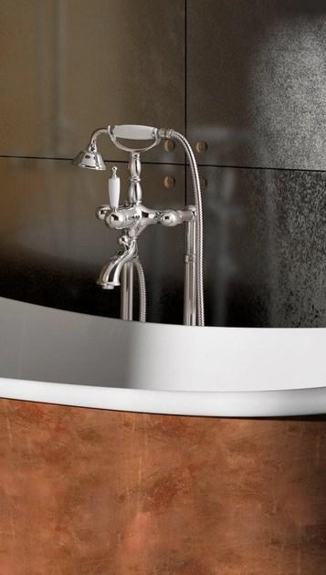 tender rain Напольный смеситель для ванны из латуни в винтажном стиле sun-id-1361011 - Вид №1