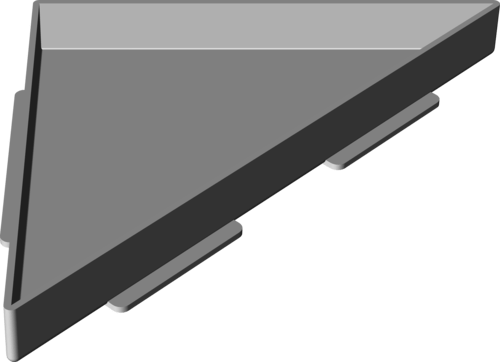 Канализационная арматура  Душевые лотки Advantix  Угловые трапы Advantix  Принадлежности для угловых трапов Advantix VIEGA 605 704 Модель 4974.20 Santreyd  - Вид №2