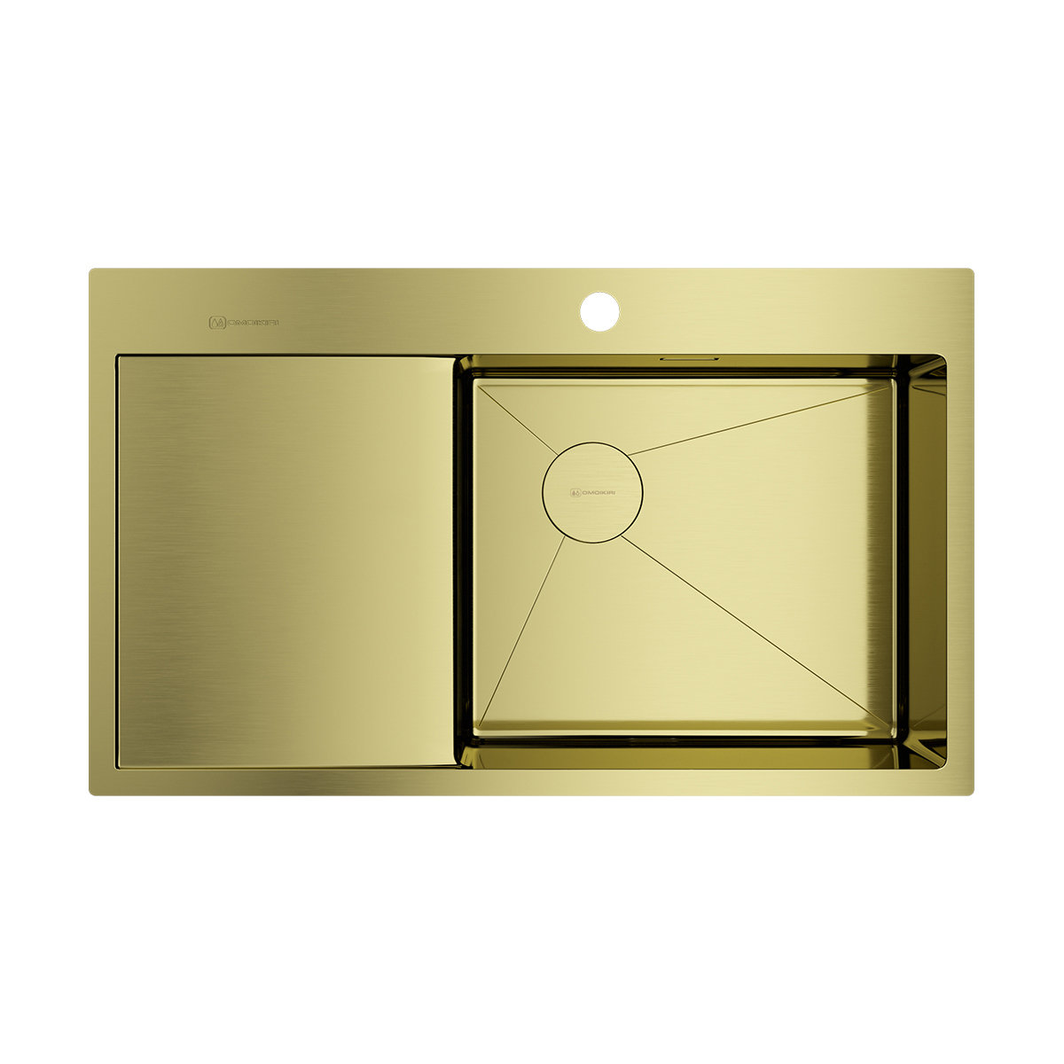 Кухонная мойка Akisame 86 Side LG-R OMOIKIRI 4997046