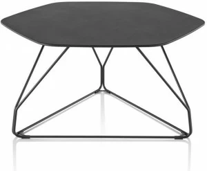 Herman Miller Журнальный столик из металла шестиугольной формы Polygon wire