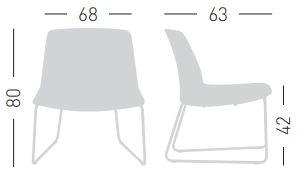 GABER Санное кресло из ткани sun-id-1469600 - Вид №11