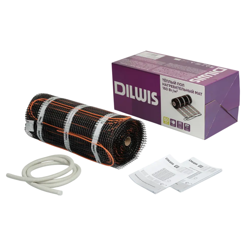 Нагревательный мат для теплого пола DILWIS 7 м2 1120 Вт 89398467 STLM-2010606  - Вид №1