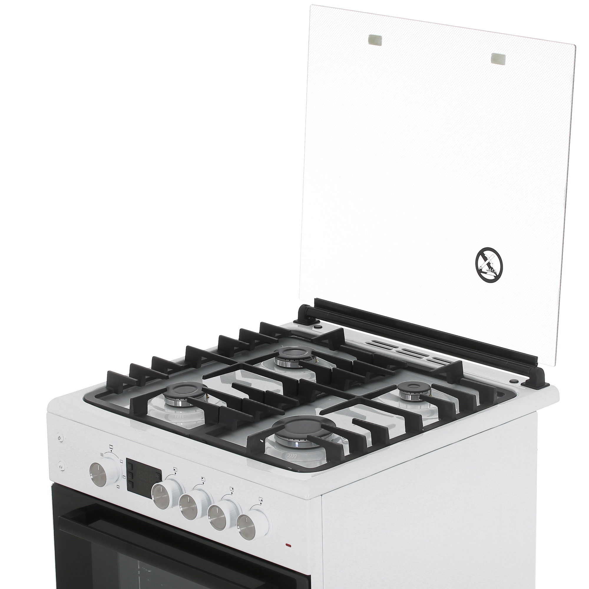 9082403 Комбинированная плита DEXP M26-1W белый STDN-0151553 - Вид №8