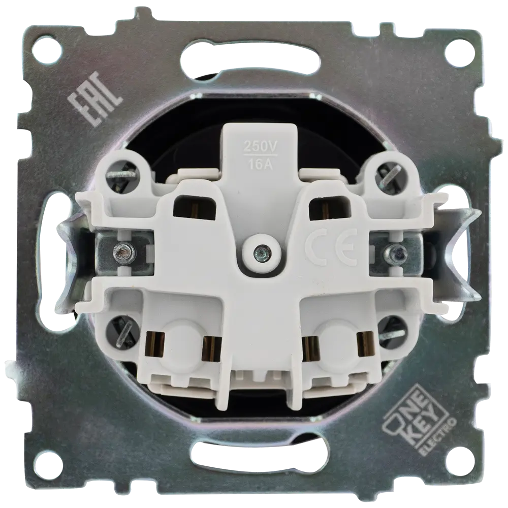 Розетка OnekeyElectro Florence черная без заземления для классических интерьеров 82127006 STLM-0019891 - Вид №3