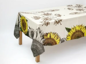 The NapKing Скатерть льняная Helianthus