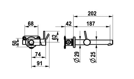 Настенный однорычажный смеситель для раковины KWC ONO E ARCH-00081048 - Вид №3