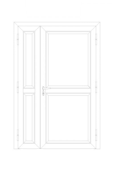 Алюминиевая входная дверь со стеклянными панелями NURITH IMPERO ARCH-00072669 - Вид №6