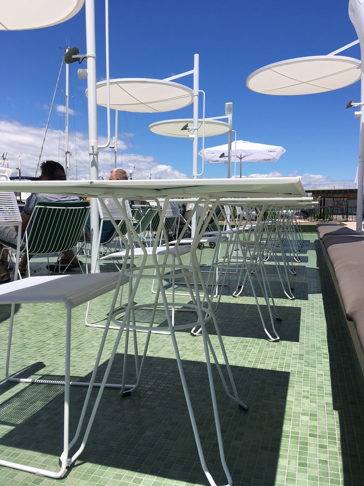 Стальной круглый садовый стол iSimar ARCH-00079333 - Вид №1