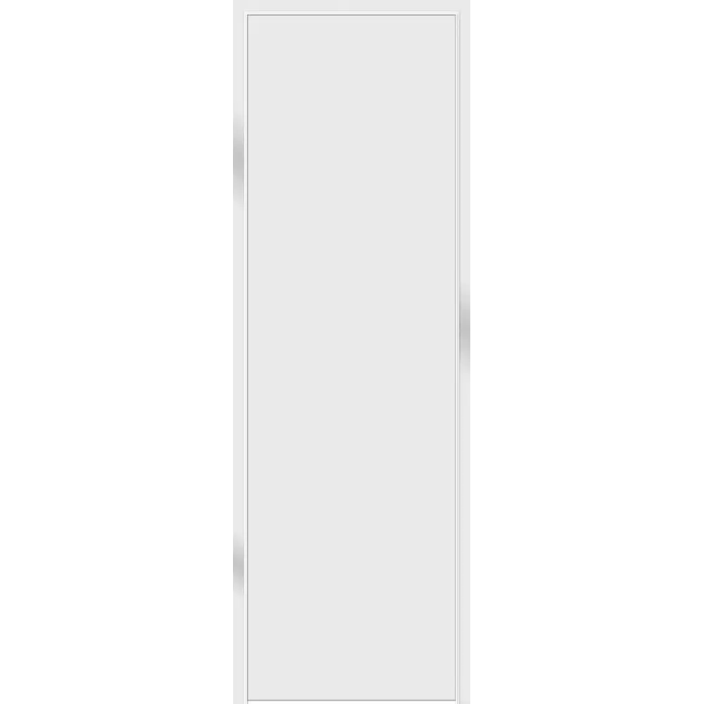 Дверь межкомнатная глухая Invisible Opt 90x200 см левая ПВХ цвет белый VELLDORIS STLM-2136329