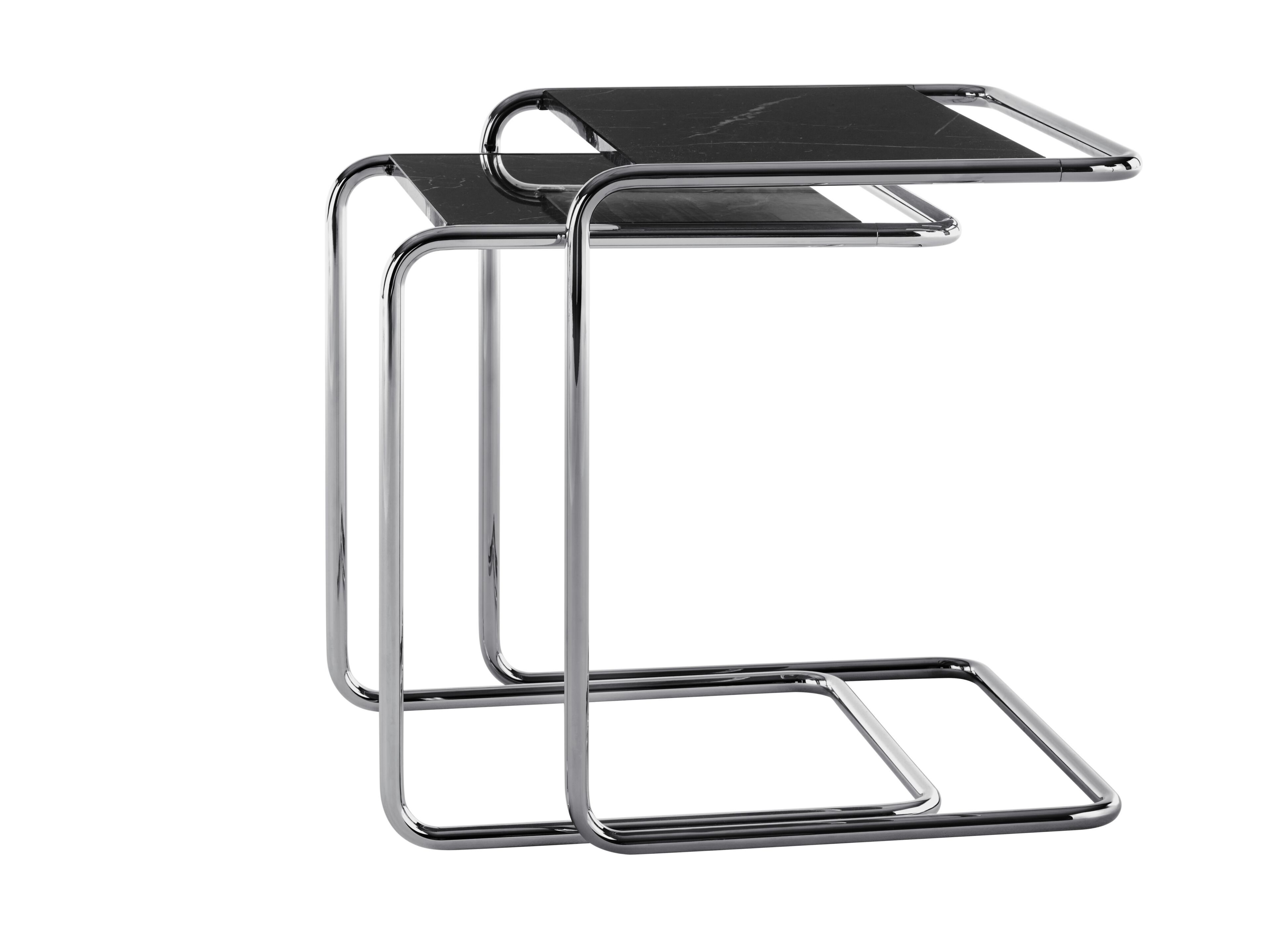Штабелируемый журнальный столик из черного мрамора Marquina THONET JS. THONET ARCH-00147415