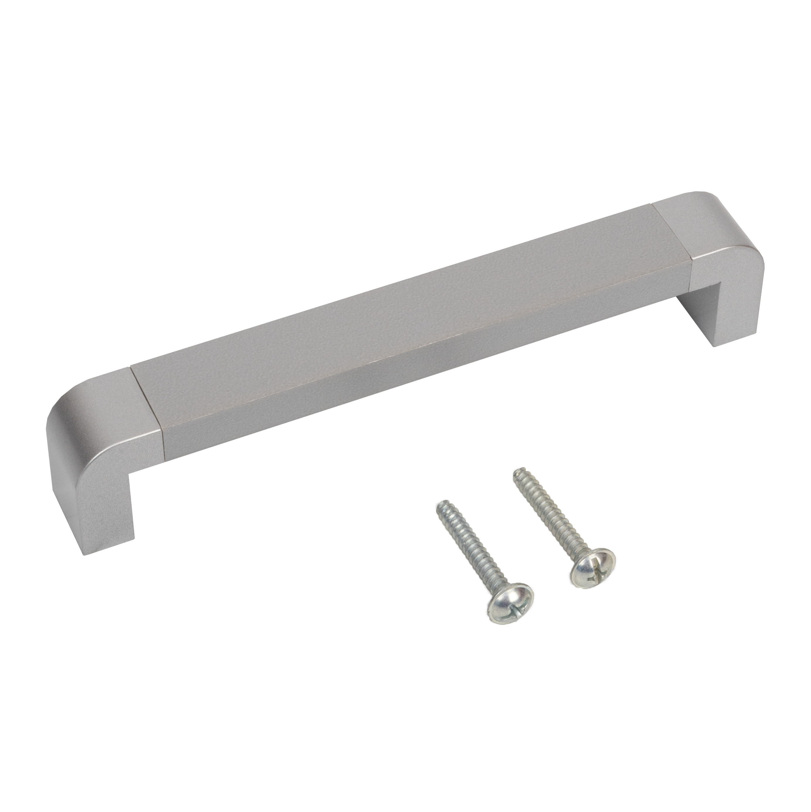 86728216 Ручка-скоба C-38 пластик 128 мм цвет серебро STLM-0070983 Santreyd  - Вид №3