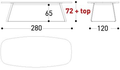 Varaschin Прямоугольный деревянный стол Kolonaki 3387 - Вид №14