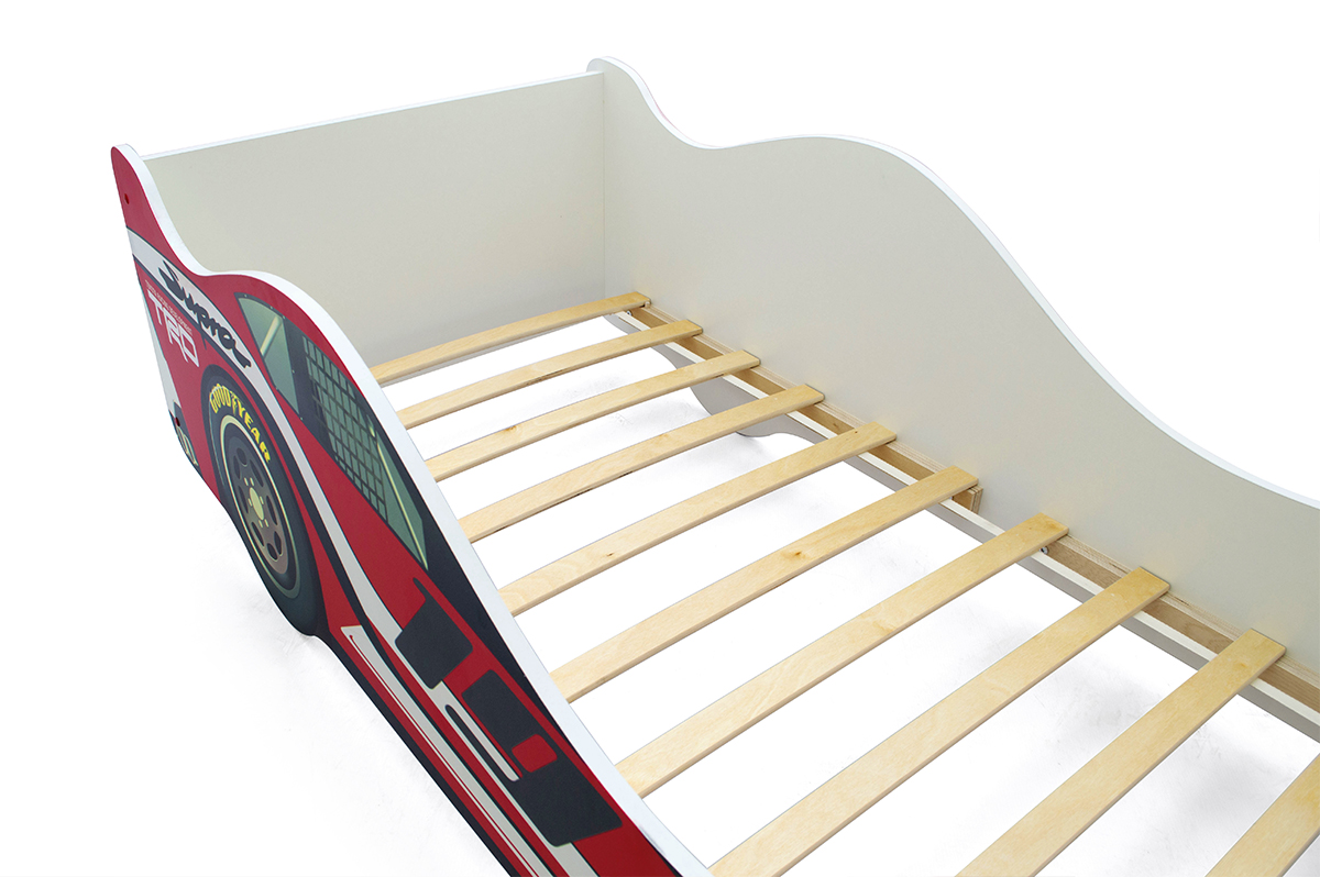 Детская кровать-машина красная "Супра" БЕЛЬМАРКО  00-3873169 Красный Santreyd  - Вид №11