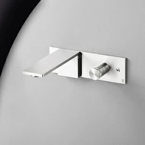 Смеситель для раковины AICO AIC18L серебристый глянцевый