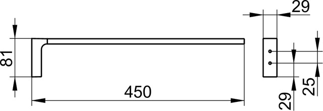 11120050000 Полотенцедержатель KEUCO Edition 11 - Вид №3