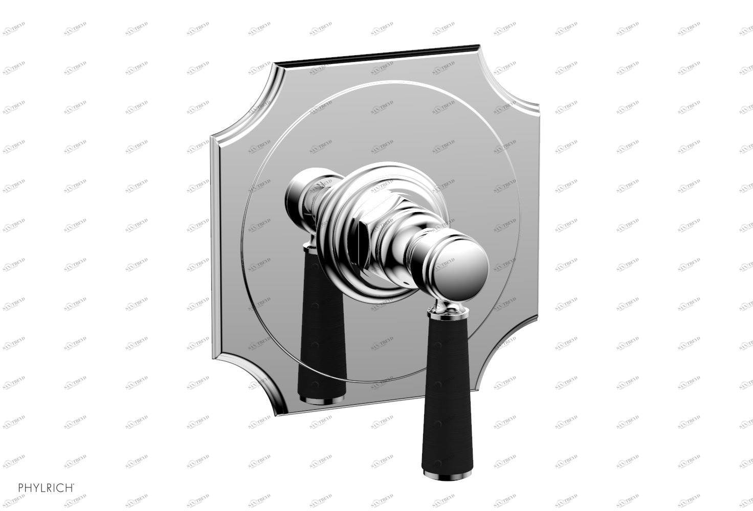 Смеситель для душа HENRI Phylrich  4-159-026X040 Хромированный 