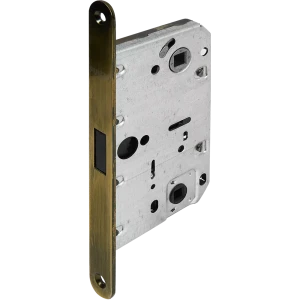 Защёлка под фиксатор 50-96, 196x195x18 мм, магнит, цвет бронза