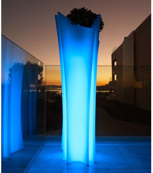 VONDOM Высокий яркий садовый горшок sun-id-1508991 - Вид №9