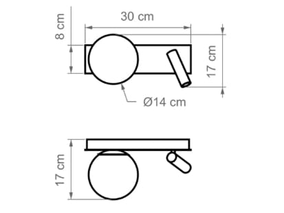 Регулируемая металлическая лампа для чтения luxcambra Glos ARCH-00109747 - Вид №3