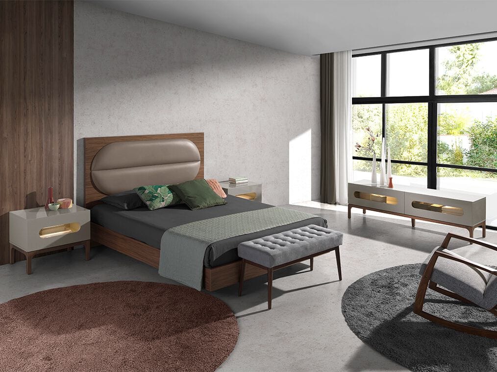 Низкий шкаф для телевизора из МДФ с ящиками Angel Cerda Loft Tendencia ARCH-00117488 - Вид №6