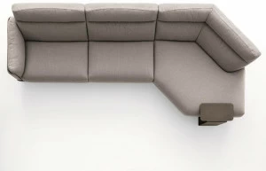 Ditre Italia 4-х местный угловой диван с журнальной полкой Skin