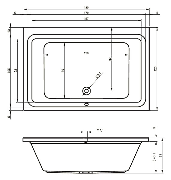 BB7700500000000_lux8 Ванна Riho Castello Santreyd - Вид №3