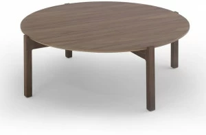 Kendo Mobiliario Круглый журнальный столик из фанерованной древесины