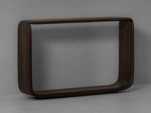 Прямоугольная дубовая консоль