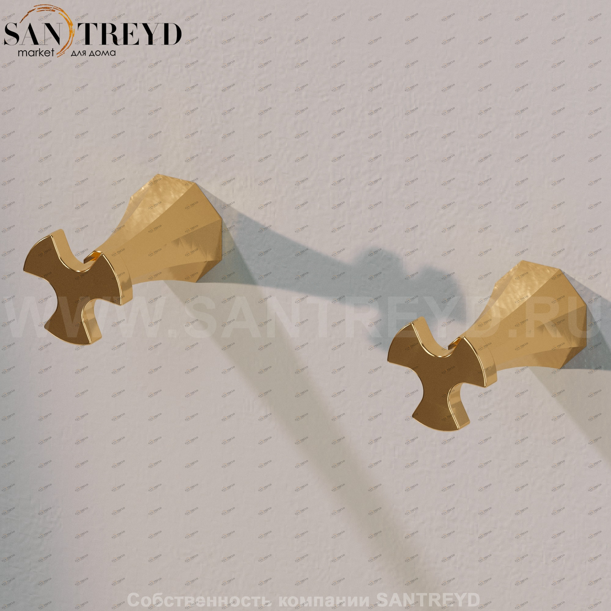 Flaminia EVERGREEN Ручка смесителя золотая EG400 Ceramica Flaminia